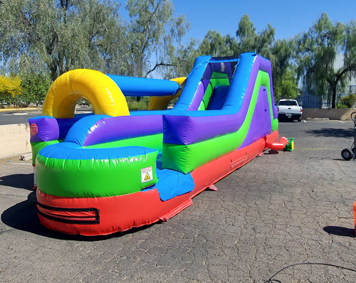Slip and slide waterslide